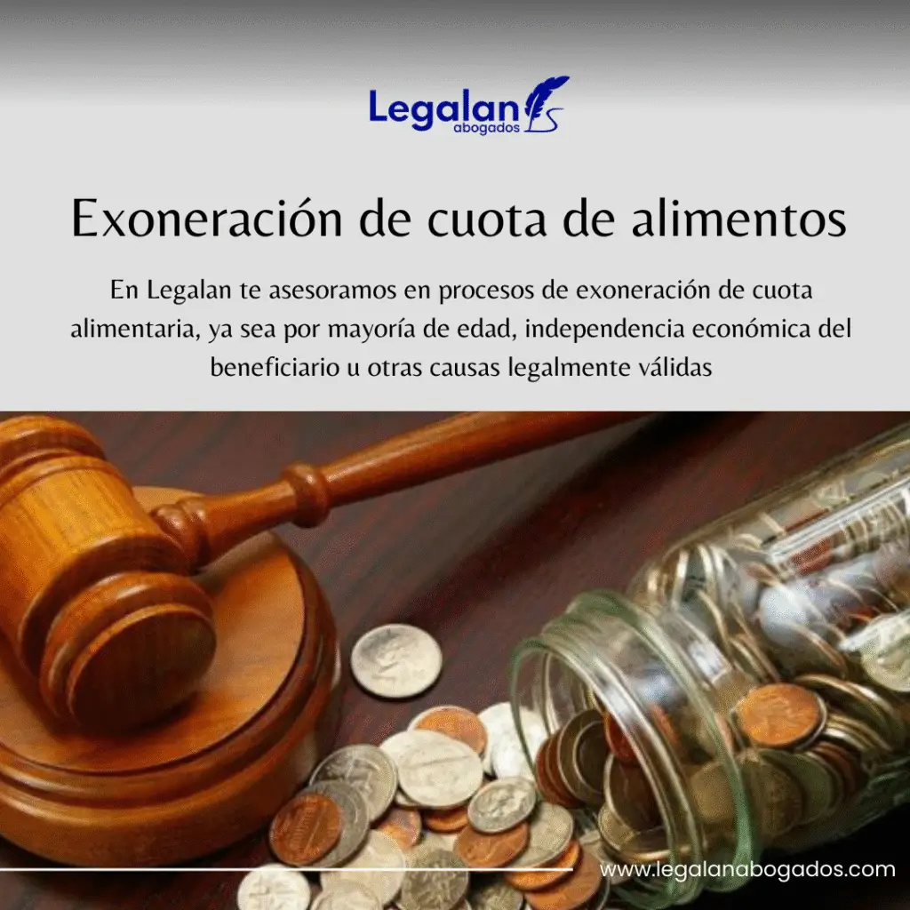 Exoneración de cuota de alimentos